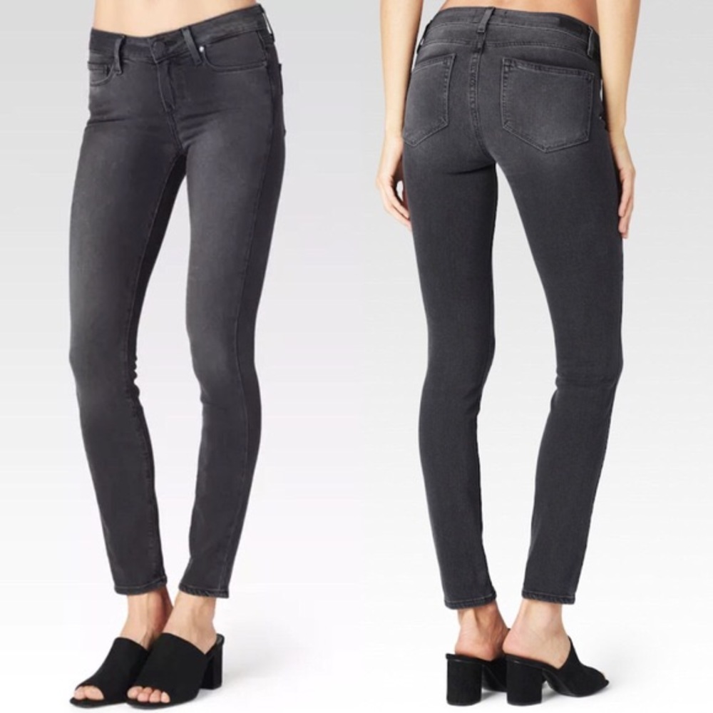 Paige Denim Verdugo Ankle in Smoke Grey